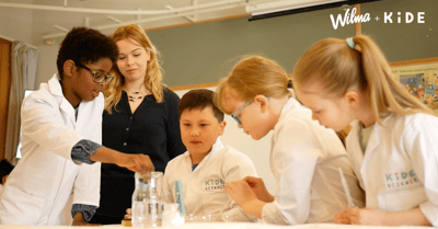 Kide Science -alustalle pääsevät nyt kaikki opettajat Wilma Linksin kautta